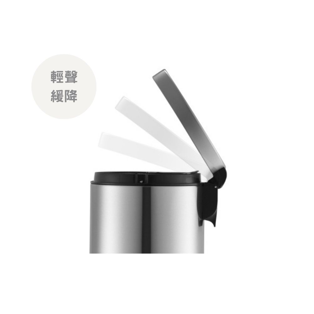 圓型腳踏式不銹鋼靜音垃圾桶 | 20L | EKO | EK9215MT-20L