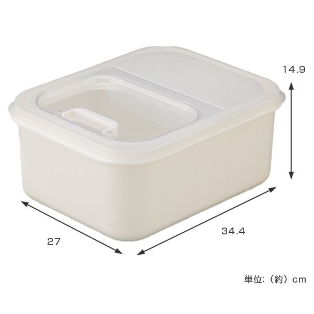 揭蓋式米箱 | 內置收納盒 | 6公斤 | INOMATA | 日本製 | I-1270
