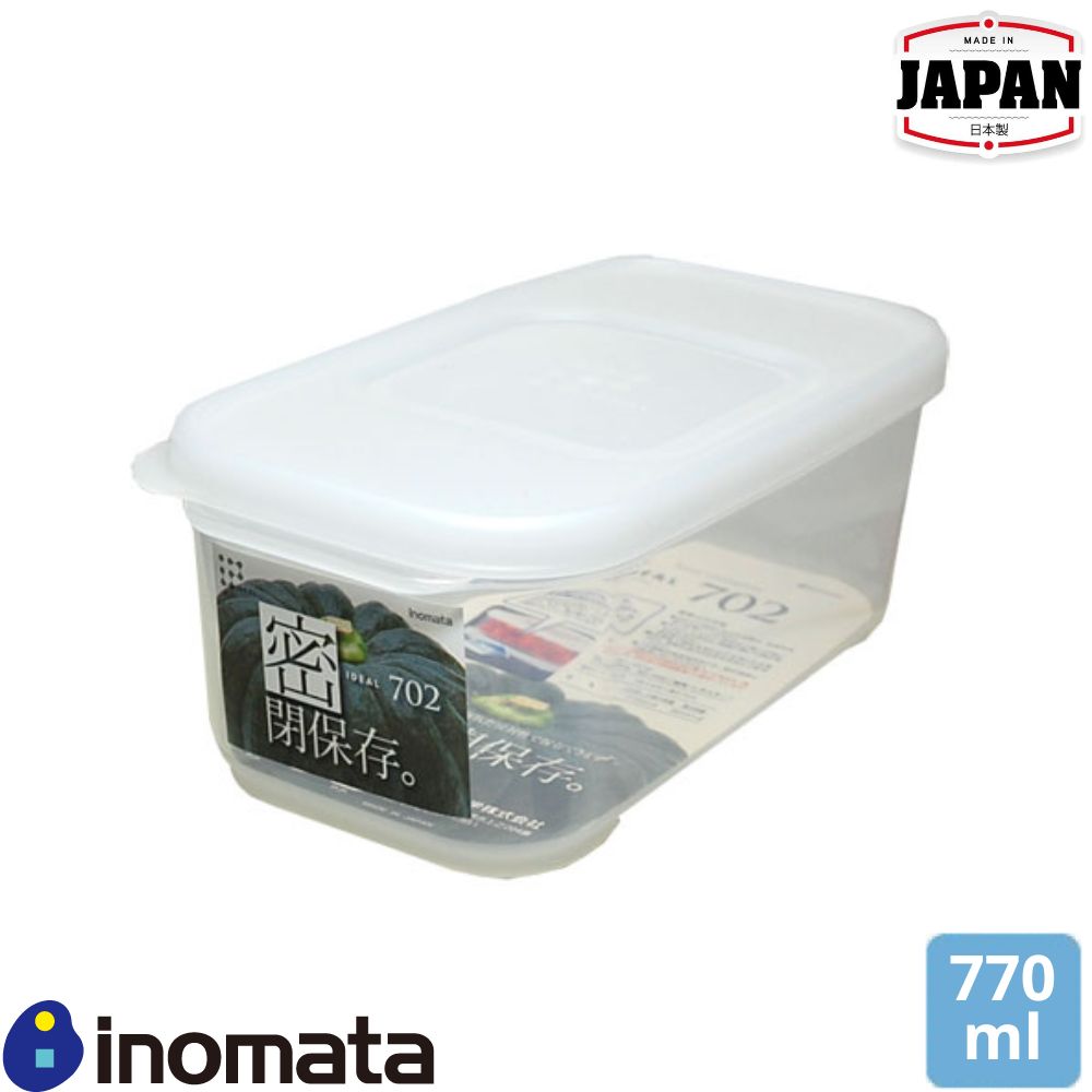 微波爐塑膠食物盒 | 長方型 | 770ml | 日本 INOMATA | 日本製 | I-1672