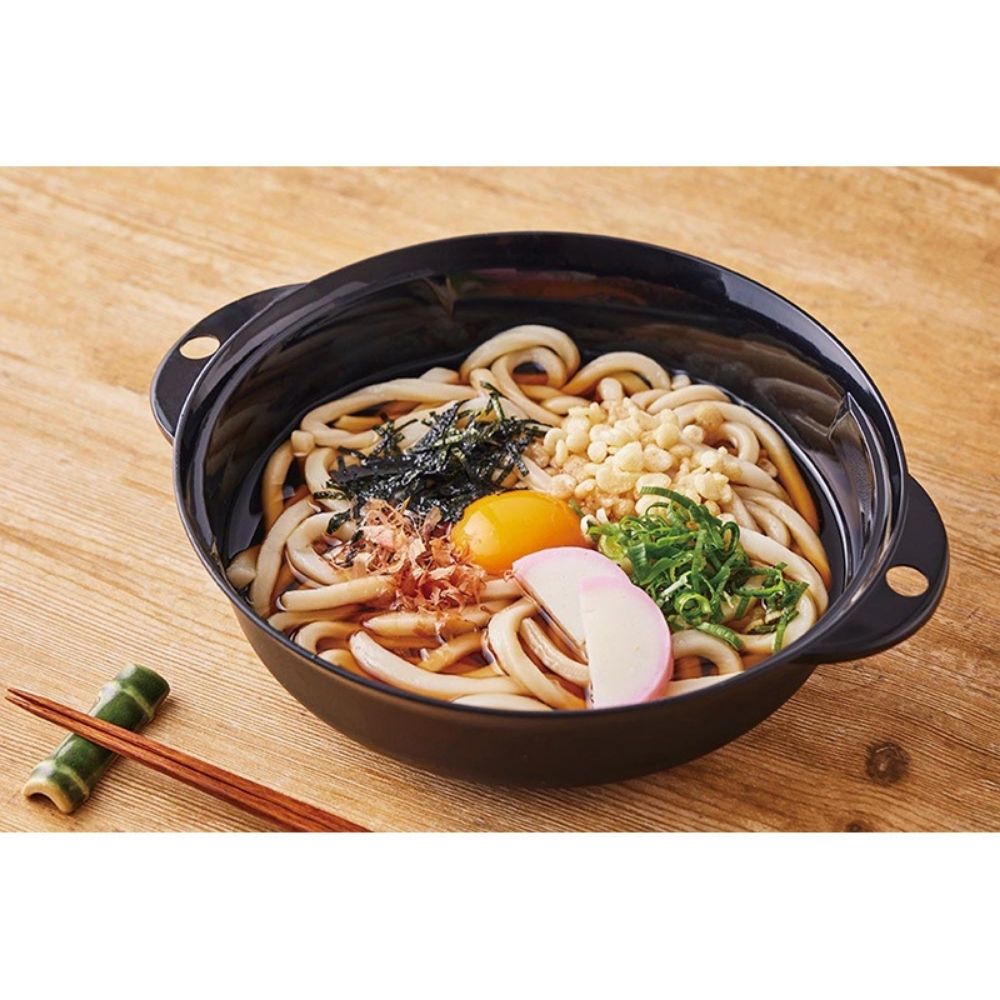 微波爐日式冷麵碗烏冬碗(2個裝) | SANADA | 日本製 | SA-D5079BKX2
